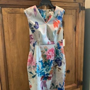 BRAND NEW w/ TAGS - Calvin Klein Floral Sheath Dress